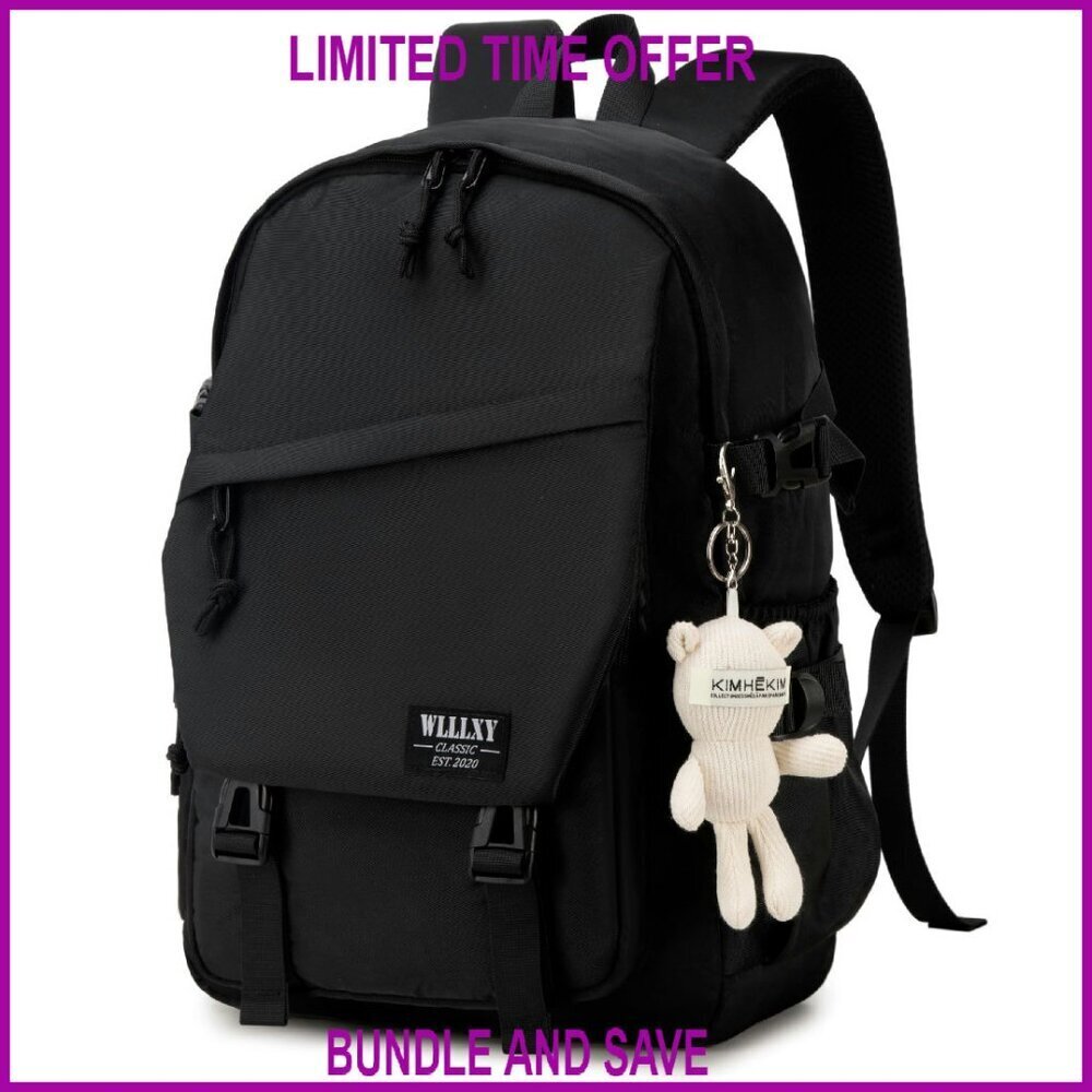 15.6 Inch Laptop Backpack Anti Theft Water Resistant Travel Daypack Large